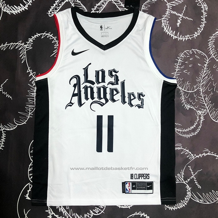 Maillot Los Angeles Clippers John Wall #11 Ville 2019-20 Blanc